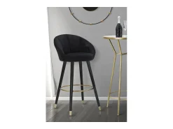 Outlet Banco Alto VKH430, , 55x56x104 cm, Kendra Home Preto