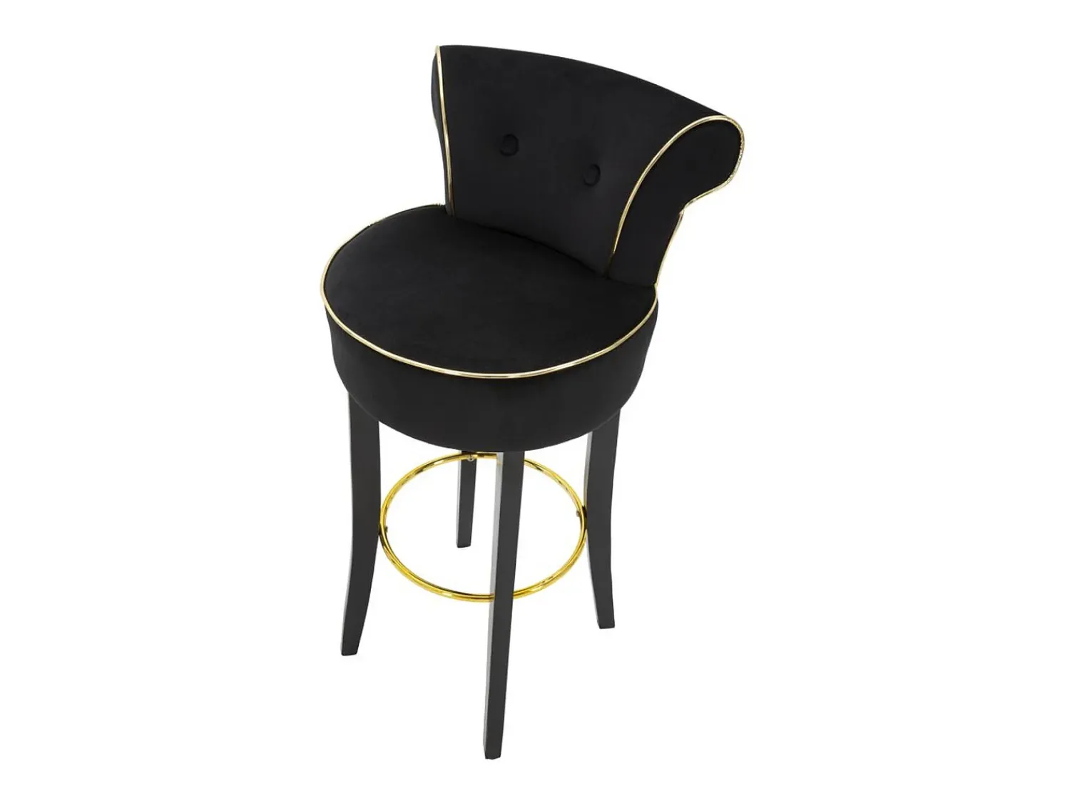 Banco| Banco Alto VKH442, , 46x48x96 cm, Kendra Home Preto