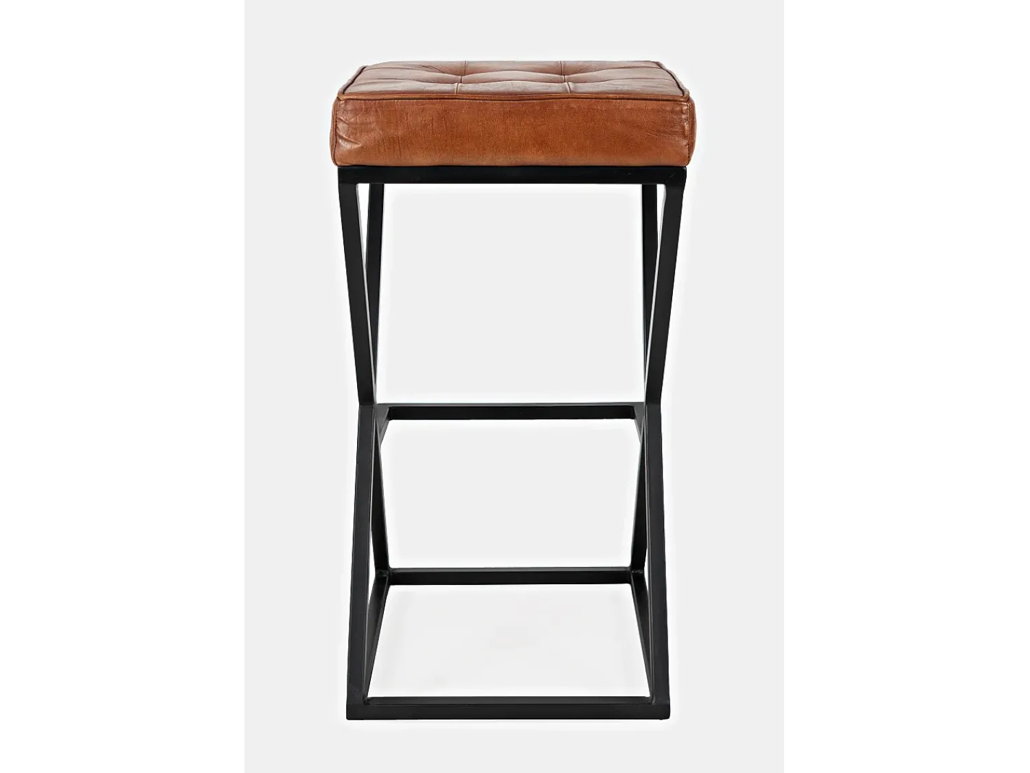 Clearance Banco alto 38x74x38 cm castanho Avola AV1730-192S Preto / Castanho