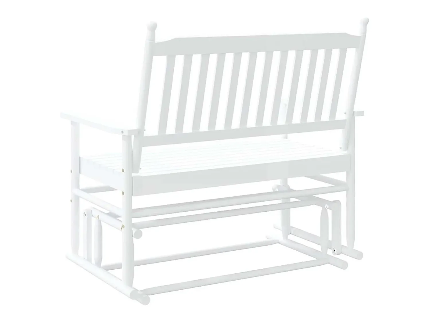 vidaxl Banco de baloiçar 118x70x104,5 cm madeira de choupo maciça^ Poltrona