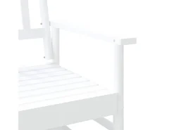 vidaxl Banco de baloiçar 118x70x104,5 cm madeira de choupo maciça^ Poltrona