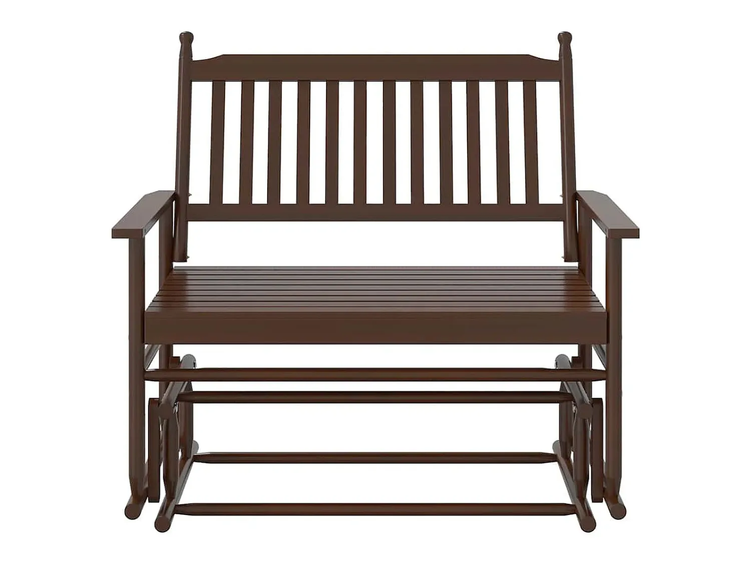 Poltrona*vidaxl Banco de baloiçar 118x70x104,5 cm madeira de choupo maciça Natural claro