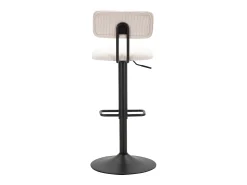 New BANCO DE BAR CLARO CM 41X47.5X85-106.5 (ASSENTO CM 61-83) Branco