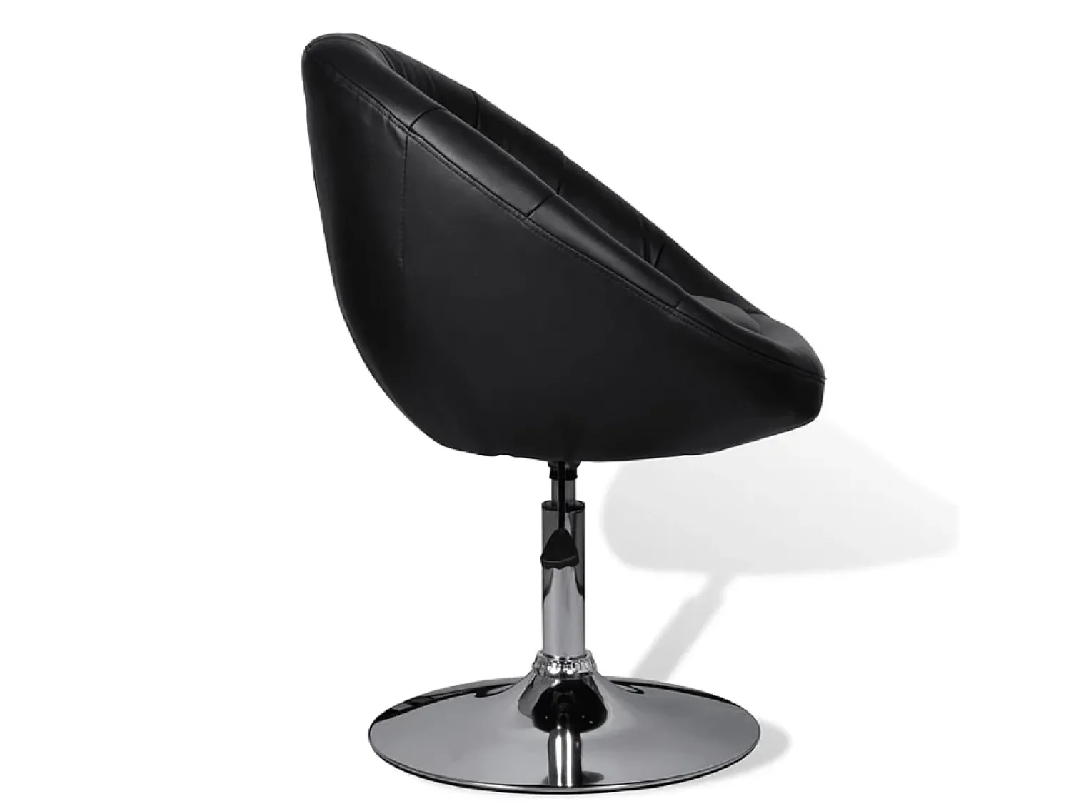 Online Banco de bar couro artificial PT269827 Preto