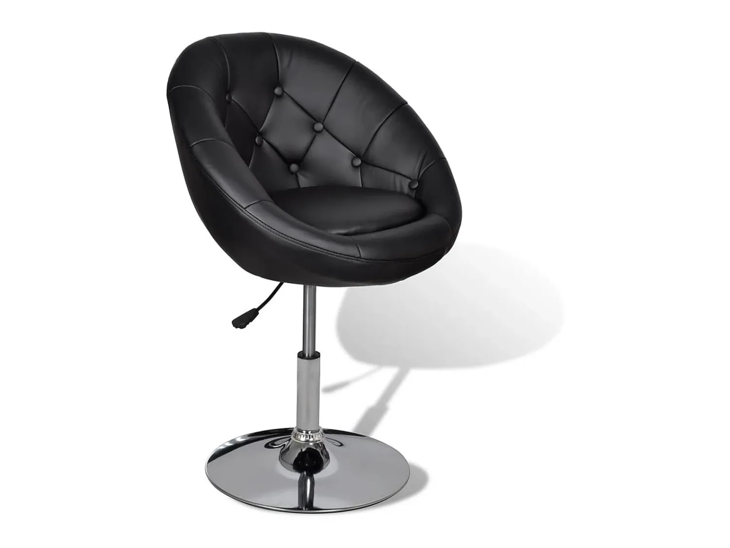 Online Banco de bar couro artificial PT269827 Preto