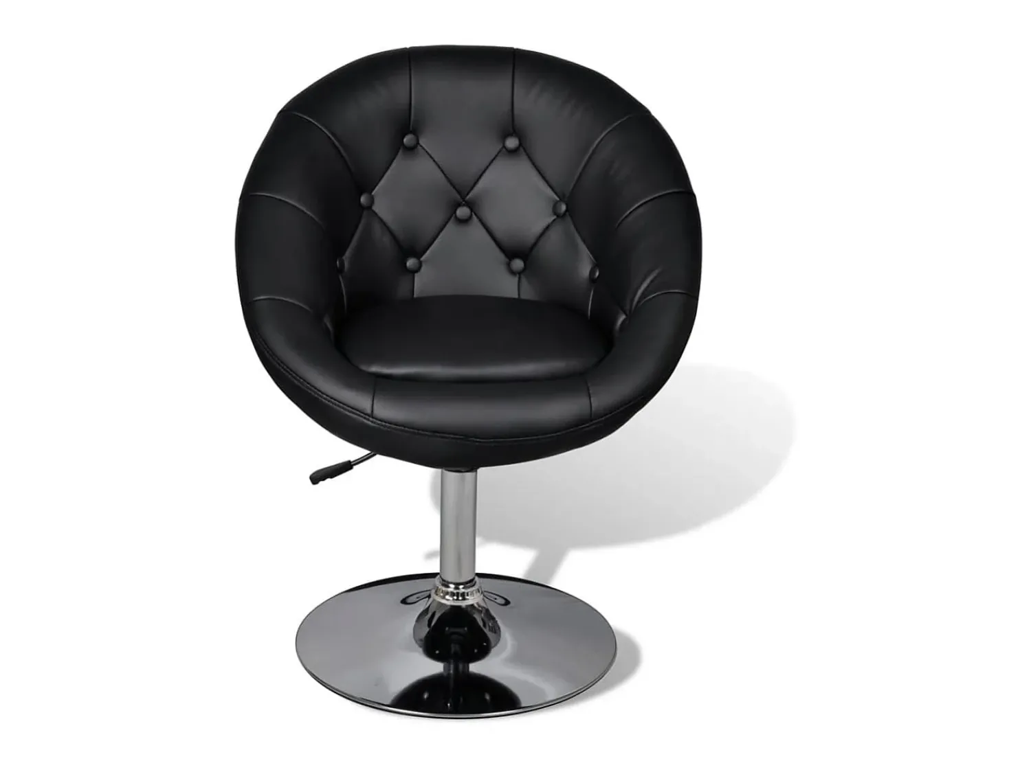 Online Banco de bar couro artificial PT269827 Preto