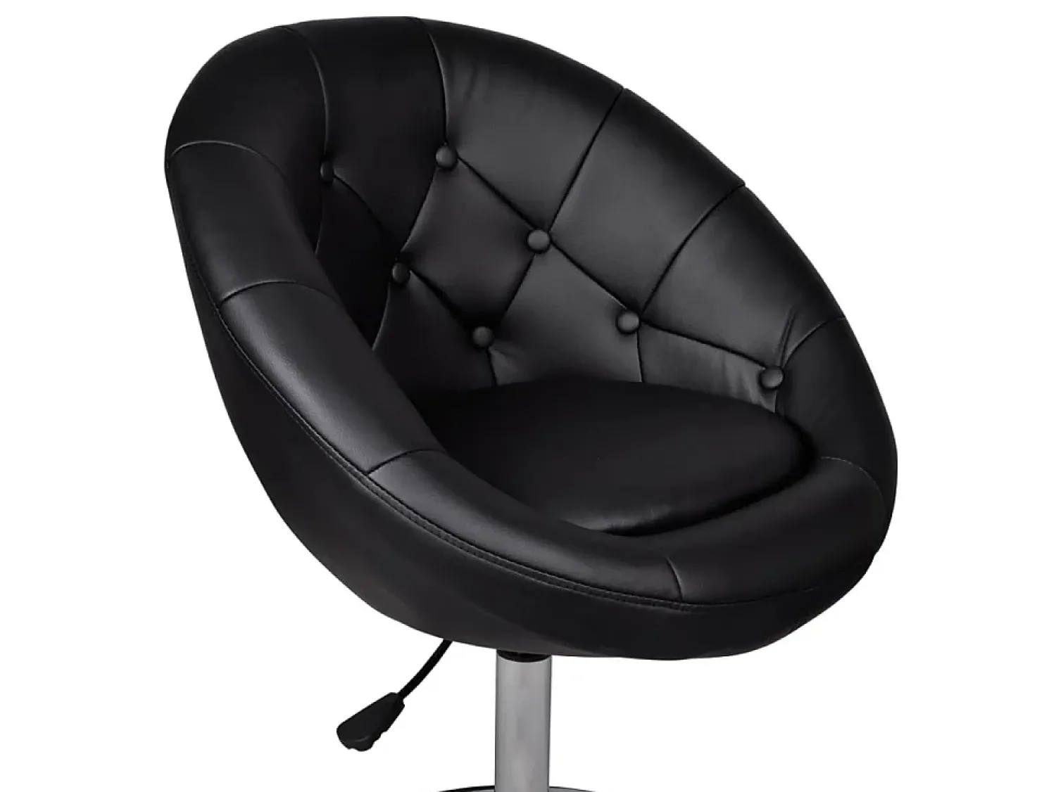 Online Banco de bar couro artificial PT269827 Preto