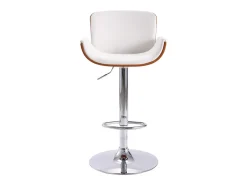 Banco|vidaxl Banco de bar couro artificial Branco