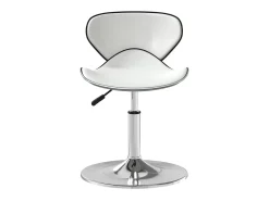 Banco| Banco de bar couro artificial PT403510 Branco