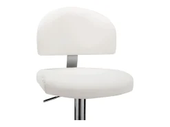 New vidaxl Banco de bar couro artificial Branco