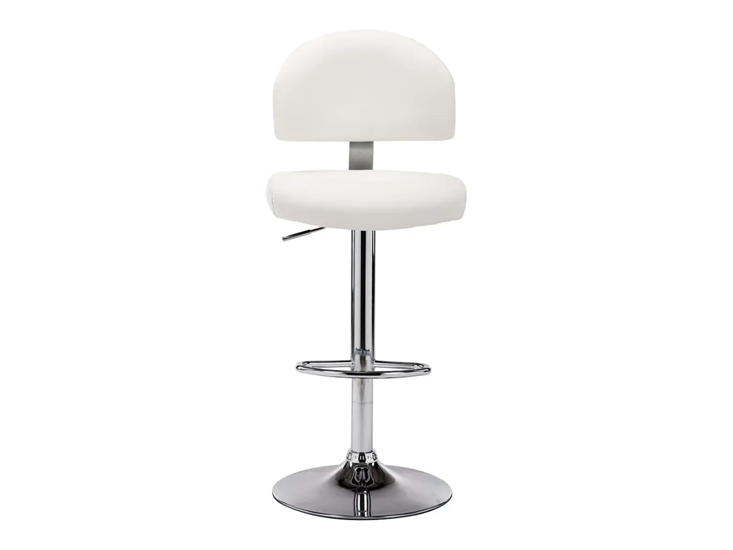 New vidaxl Banco de bar couro artificial Branco