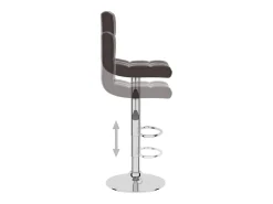 Banco|vidaxl Banco de bar couro artificial Castanho