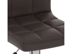 Banco|vidaxl Banco de bar couro artificial Castanho