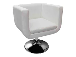 vidaxl Banco de bar couro artificial^ Poltrona
