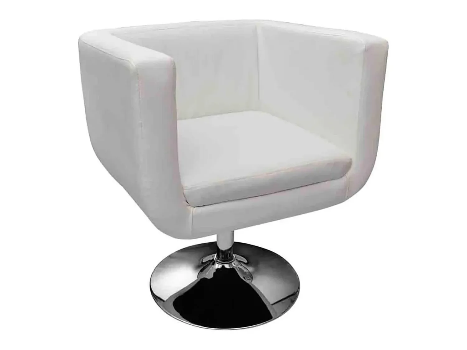 vidaxl Banco de bar couro artificial^ Poltrona