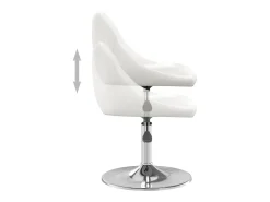 vidaxl Banco de bar couro artificial^ Banco