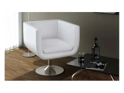 Banco de Bar Giratório couro artificial 63x59x(66.5-75.5)cm Altura Ajustável Estilo Moderno SHL629065^ Poltrona