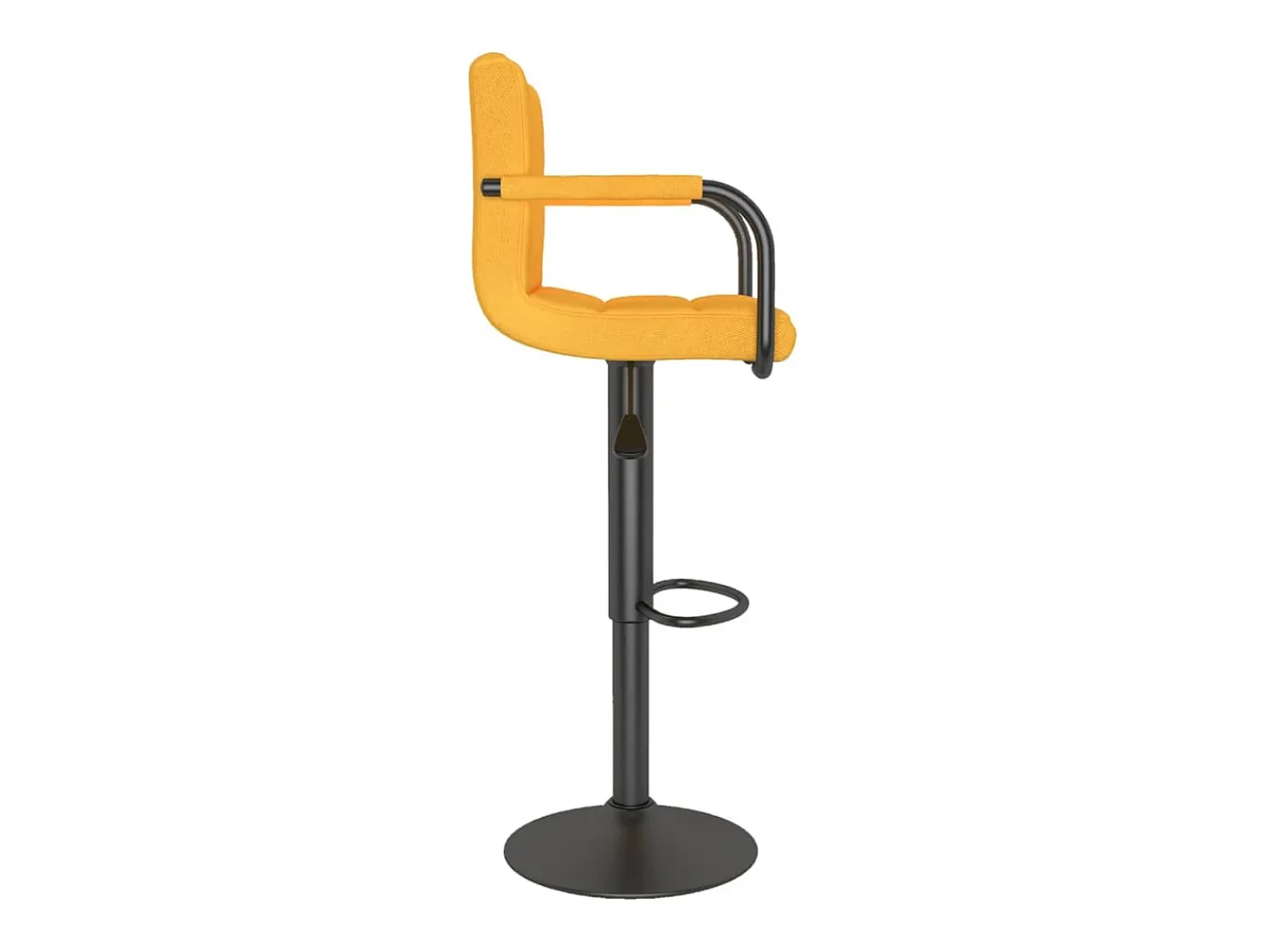 Sale vidaxl Banco de bar tecido mostarda Amarelo