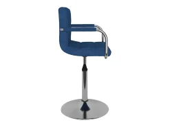 Hot vidaxl Banco de bar tecido Azul