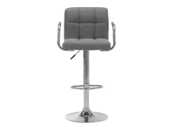 Online vidaxl Banco de bar tecido cinzento-claro Cinzento claro