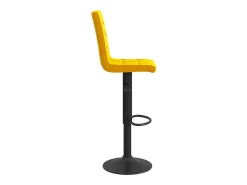 Hot vidaxl Banco de bar veludo mostarda Amarelo