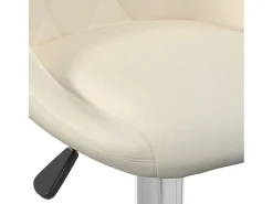 Discount vidaxl Banco de bar veludo cor Creme