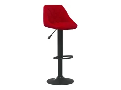 vidaxl Banco de bar veludo tinto^ Banco