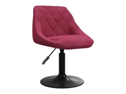 vidaxl Banco de bar veludo tinto^ Banco