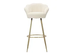 Banco| BANCO DE BAR VIENA CREME 55X53X110 CM Bege