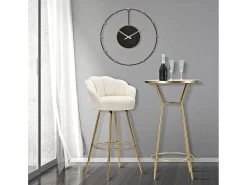 Banco| BANCO DE BAR VIENA CREME 55X53X110 CM Bege