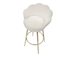 Banco| BANCO DE BAR VIENA CREME 55X53X110 CM Bege