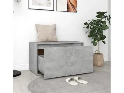 Móvel De Arrumação|Sapateira* Banco de corredor derivados de madeira cimento PT987463 Cinzento