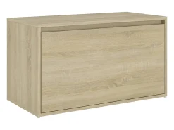 Banco de corredor 80x40x45 cm derivados madeira carvalho sonoma PT432533^ Móvel De Arrumação|Sapateira