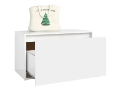 Outlet Banco de corredor 80x40x45 cm derivados de madeira PT147228 Branco