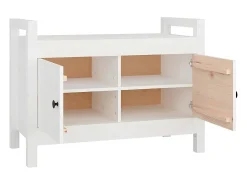 vidaxl Banco de corredor 80x40x60 cm madeira de pinho maciça^ Móvel De Arrumação|Sapateira
