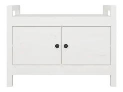 Banco de corredor 80x40x60 cm madeira de pinho maciça PT693254^ Móvel De Arrumação|Sapateira