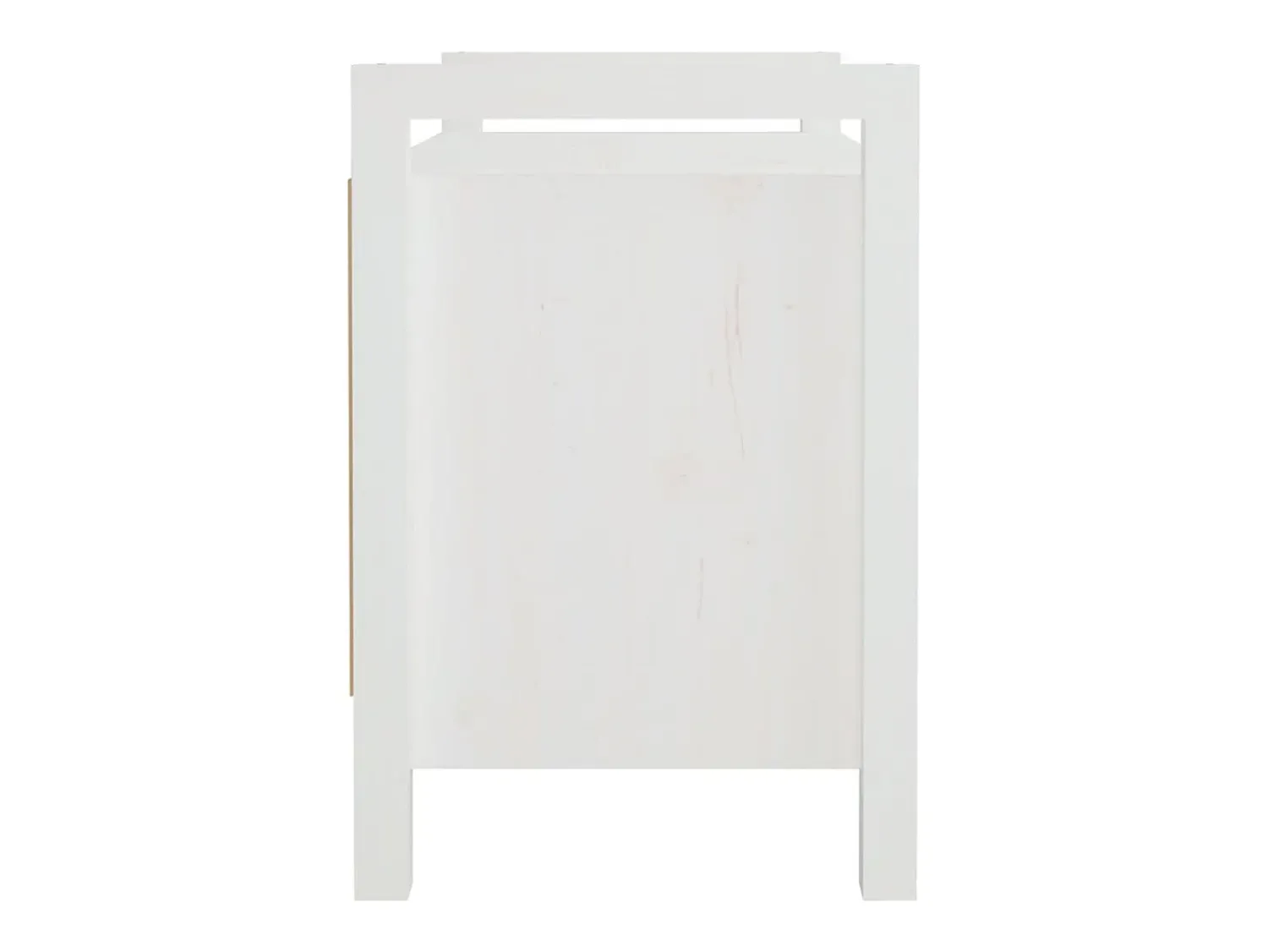 Banco de corredor 80x40x60 cm madeira de pinho maciça PT693254^ Móvel De Arrumação|Sapateira