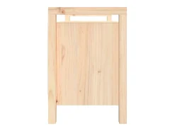 Móvel De Arrumação|Sapateira| Banco de corredor 110x40x60 cm madeira de pinho maciça PT962396 Castanho