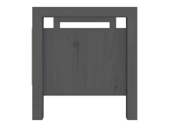 Móvel De Arrumação|Sapateira*vidaxl Banco de corredor 80x40x43 cm madeira de pinho maciça Cinzento