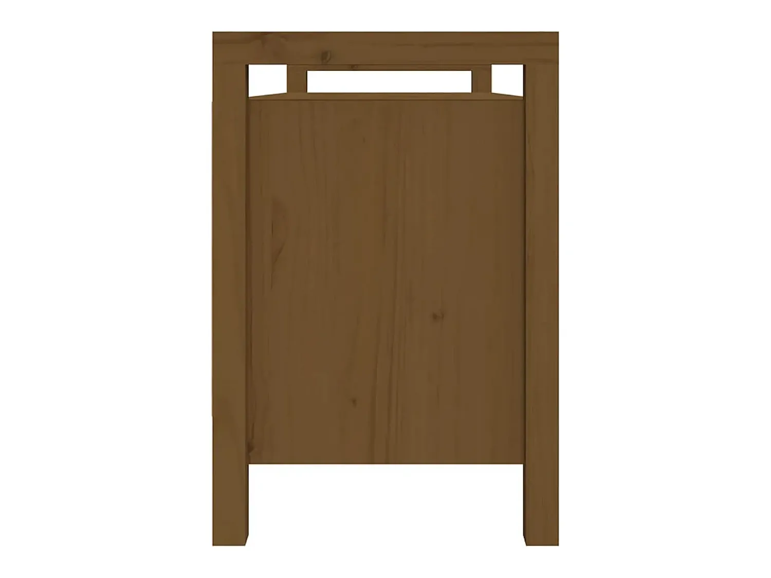 Móvel De Arrumação|Sapateira*vidaxl Banco de corredor 110x40x60 cm pinho maciço castanho mel Natural claro
