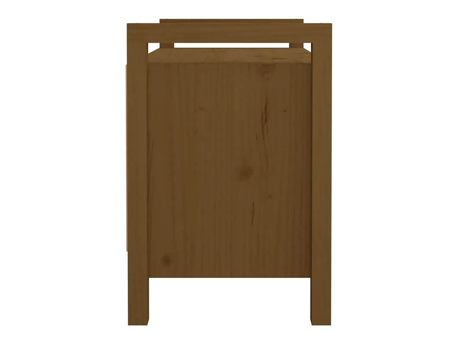 Sale vidaxl Banco de corredor 80x40x60 cm pinho maciço castanho mel Natural claro