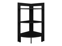 Mesa De Apoio|TuHome Banco de melamina Riga com 3 prateleiras, , 80.6 cm X 38.8 cm X 38.8 cm Preto
