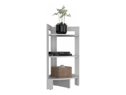 TuHome Banco de melamina Riga com 3 prateleiras , , 80.6 cm X 38.8 cm X 38.8 cm^ Mesa De Apoio