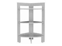 TuHome Banco de melamina Riga com 3 prateleiras , , 80.6 cm X 38.8 cm X 38.8 cm^ Mesa De Apoio