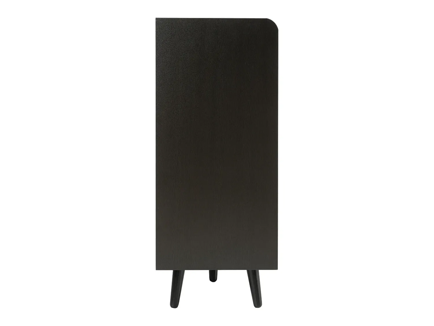 Merax Banco de sapatos moderno com 4 portas e almofada - pernas e puxadores de metal - cor preta - 120 x 34 x 82 cm^ Móvel De Arrumação|Sapateira