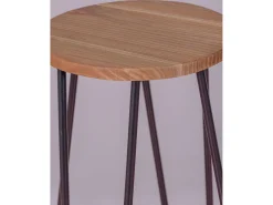 Banco|Nest Dream Banco Industrial em madeira de freixo (75cm) - Lisboa - Preto