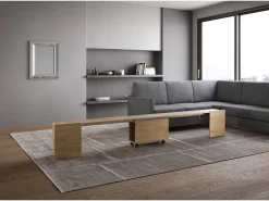 Online ITAMOBY Banco inferior extensível 26x72/300 cm Evolve Carvalho Natural extensões internas Castanho