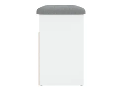 Móvel De Arrumação|Sapateira*vidaxl Banco para sapatos 62x32x50 cm madeira projetada Branco
