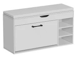 Best Vicco Banco para sapatos 90x30x50 solino Branco