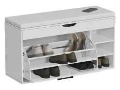Best Vicco Banco para sapatos 90x30x50 solino Branco